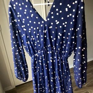 Collective Concept soft, sheer, polka dot dress